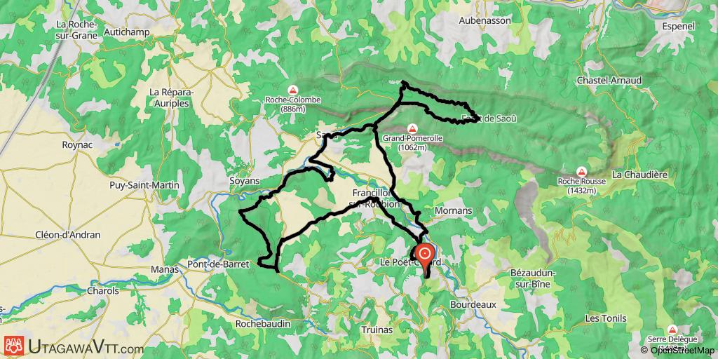 Poët-Célard - Montagne d'Eson - Saou