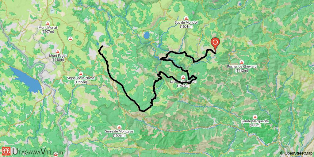 Tour de la Montagne Ardéchoise - Sagnes et Goudoulet - Coucouron (Etape2/2)