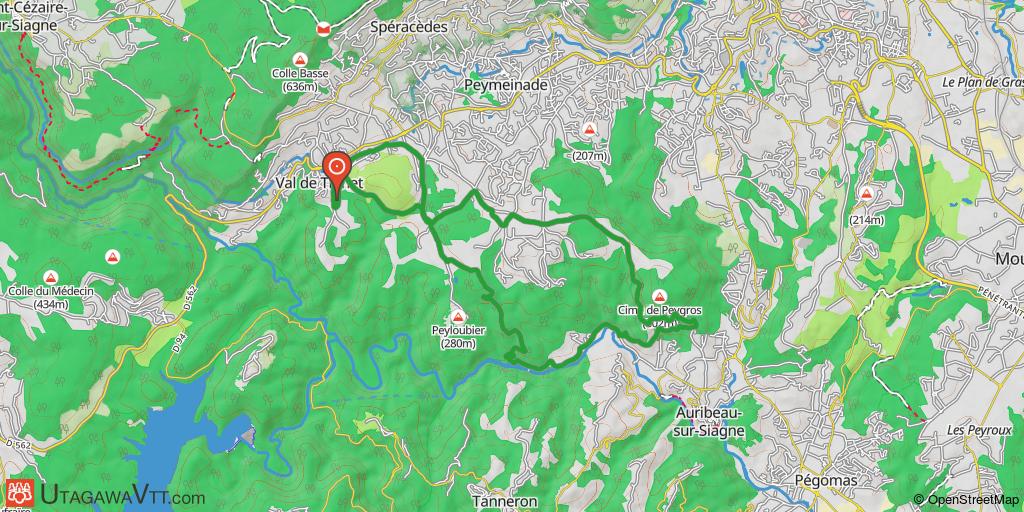 Le Tignet-Auribeau par le Tour Long