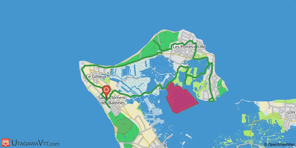 Du côté ouest de l'île de Ré