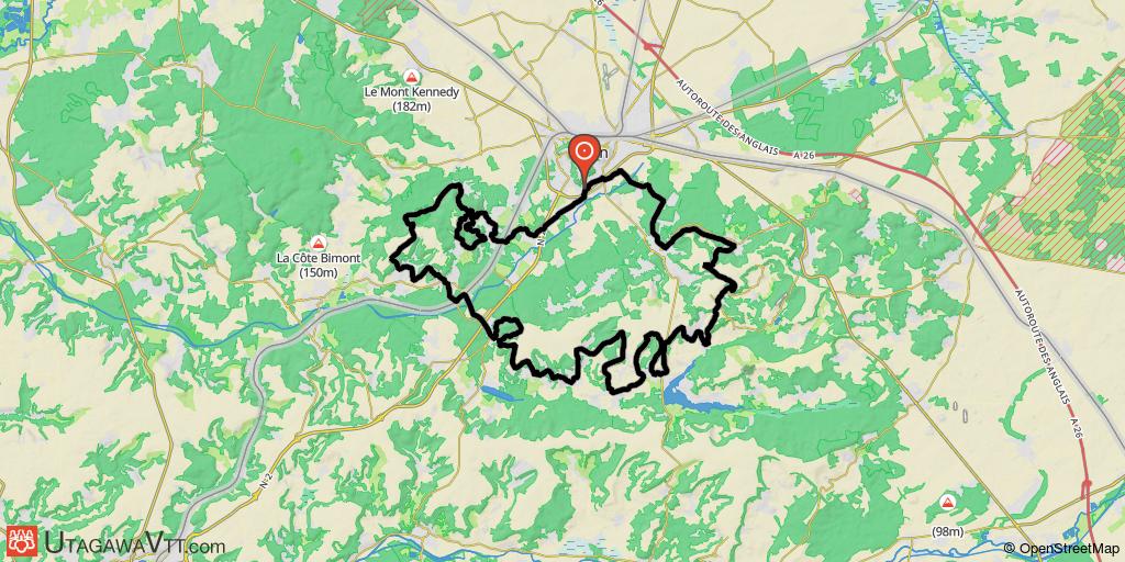 Raid de la Montagne Couronnée 2005 - 80 km - Monts et marais du Laonnois