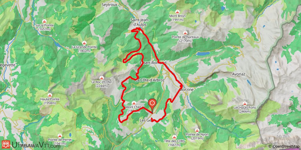 Boucle Les Gets - St-Jean-d'Aulps - Morzine - Les Gets