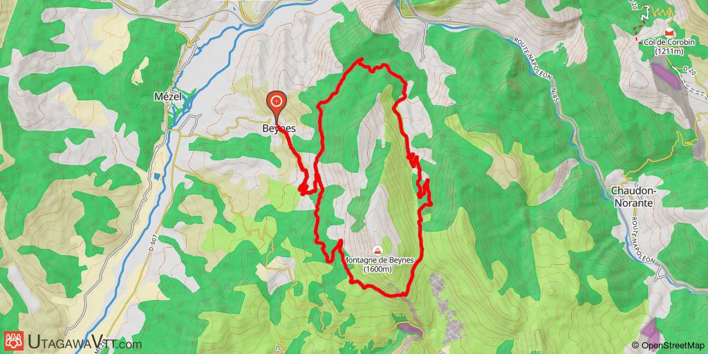 Tour de la montagne de Beynes