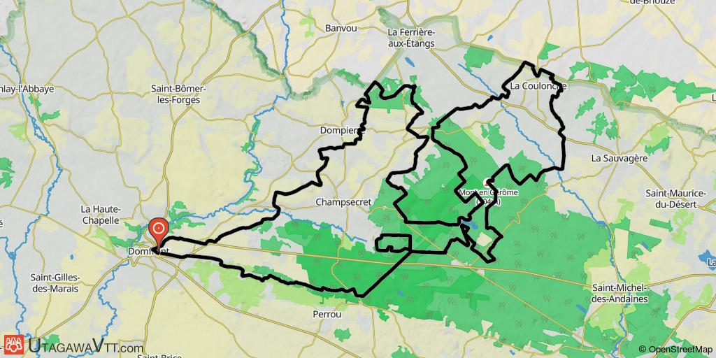 Domfront : Rando des Ecureuils 2011 - 73 km