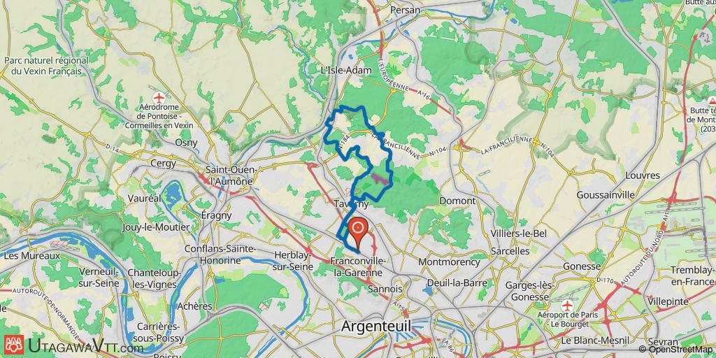 Balade dans les forêts de Boissy, Montmorency, l'Isle Adam et bords de L'Oise