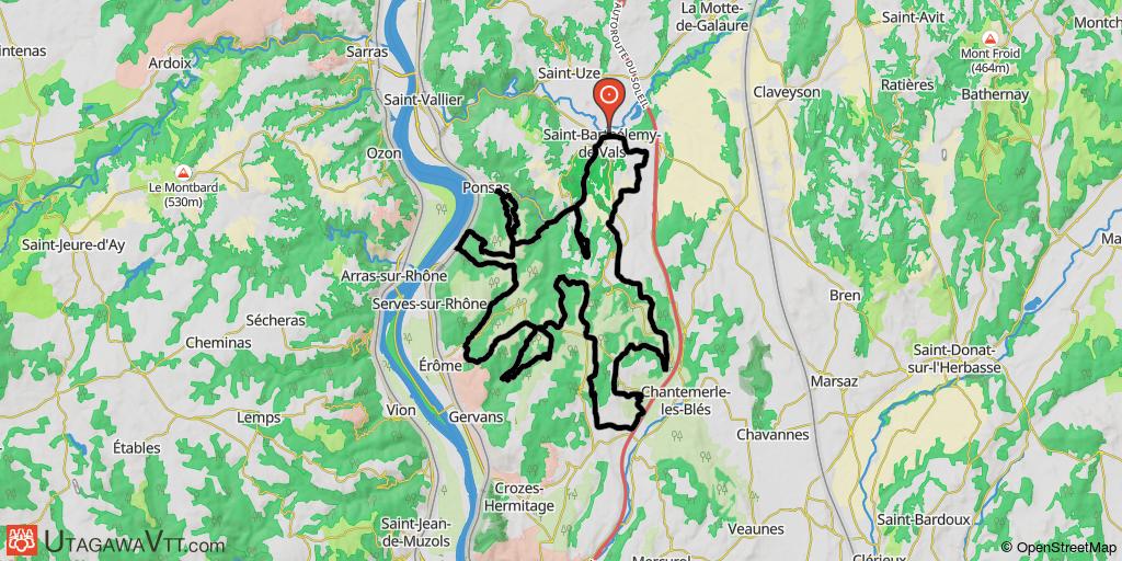 Rando VTT  St-Barthélemy-de-Vals 2011 - 50 km