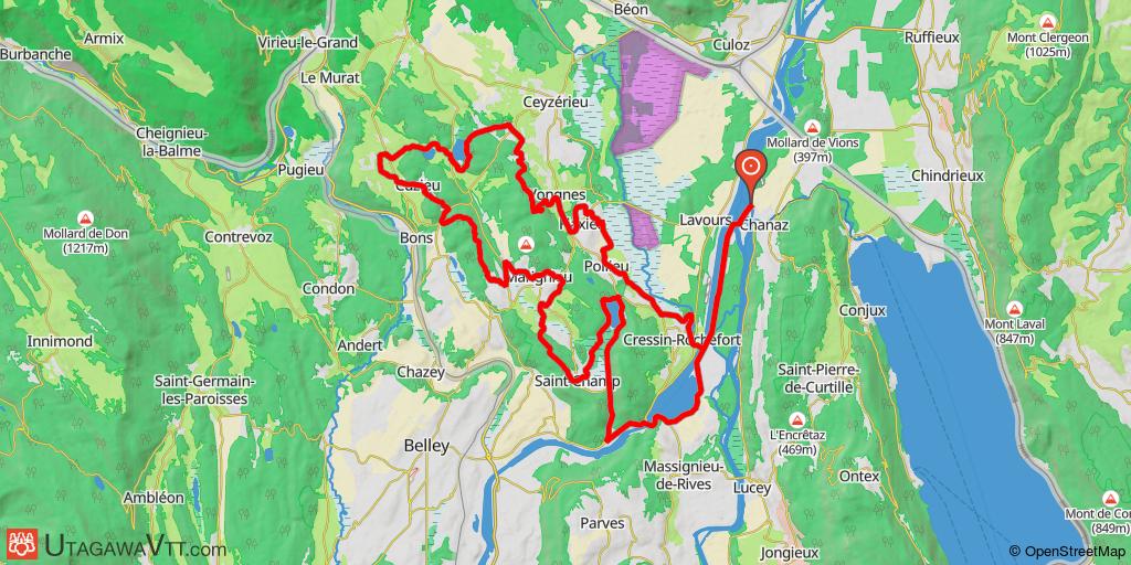 Le Bugey entre vignes et vergers.