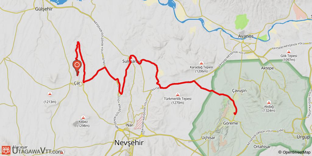 Raid en Cappadoce -  Çat - Göreme (Etape 1/6)