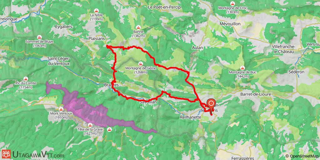 Tour de la montagne de Geine
