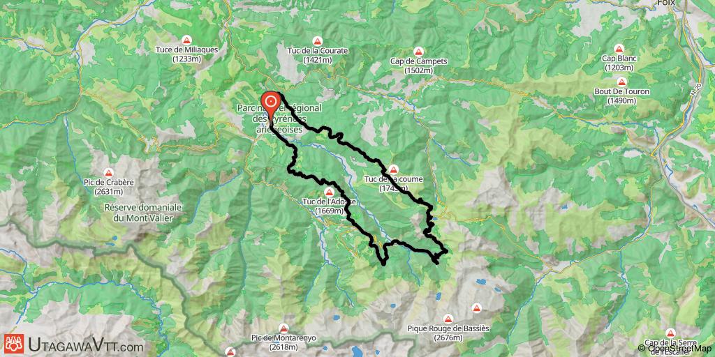 Tour du val de Garbet d'Oust via Aulus-les-Bains