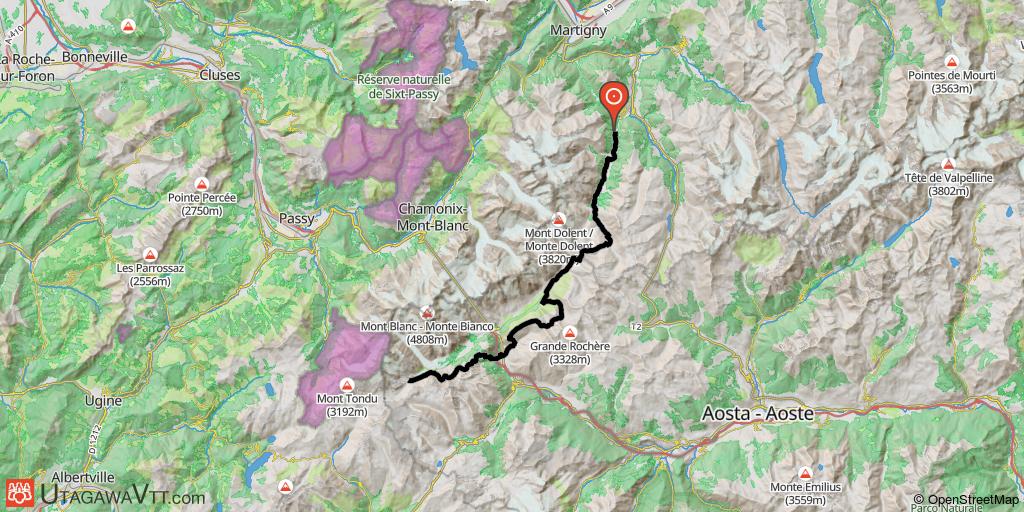 Tour du Mont-Blanc - Issert-Courmayeur-Refuge Elisabetta Soldini (Etape 2/3)