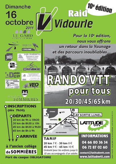 Sommières -  Raid Vidourle 2011 - 45 km