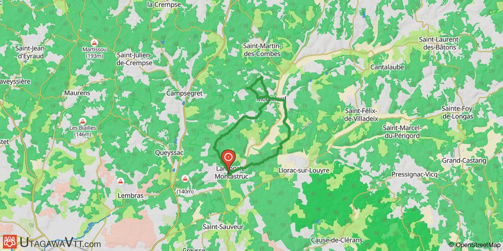 Rando VTT Lamonzie-Montastruc