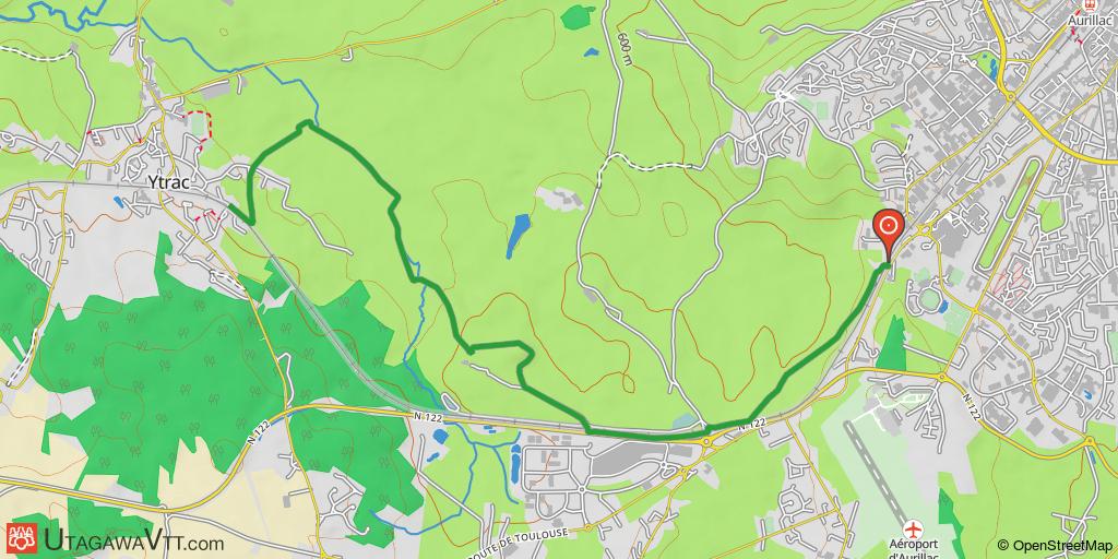 La liaison Aurillac - Ytrac