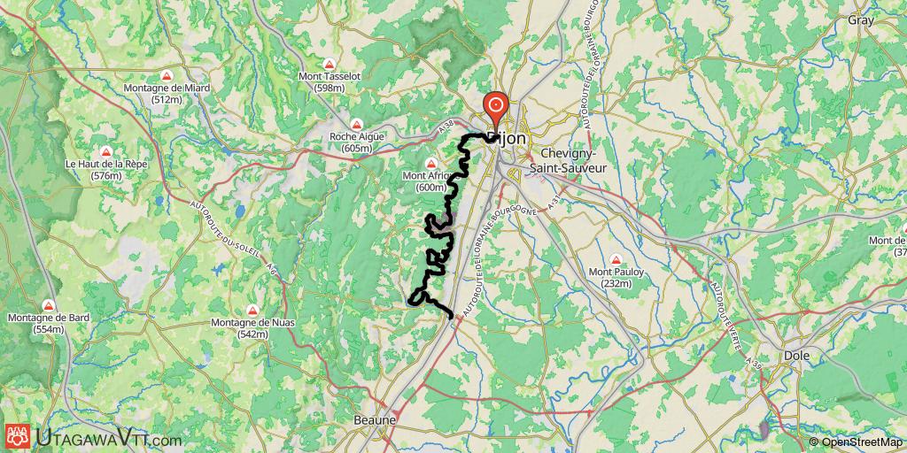De Dijon à Nuits-St-Georges : une version VTT du sentier Batier
