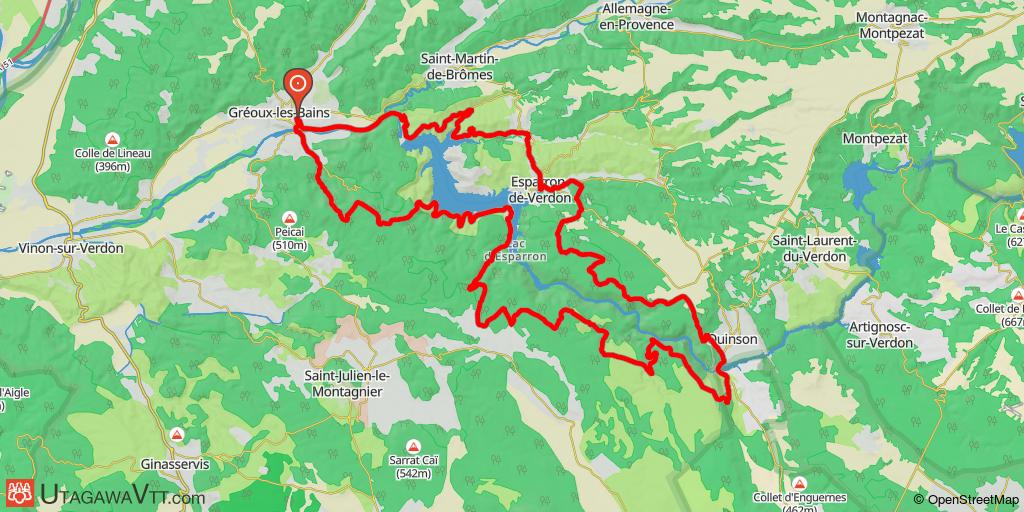 Rando de Gréoux-les-Bains 2011 - 55 km