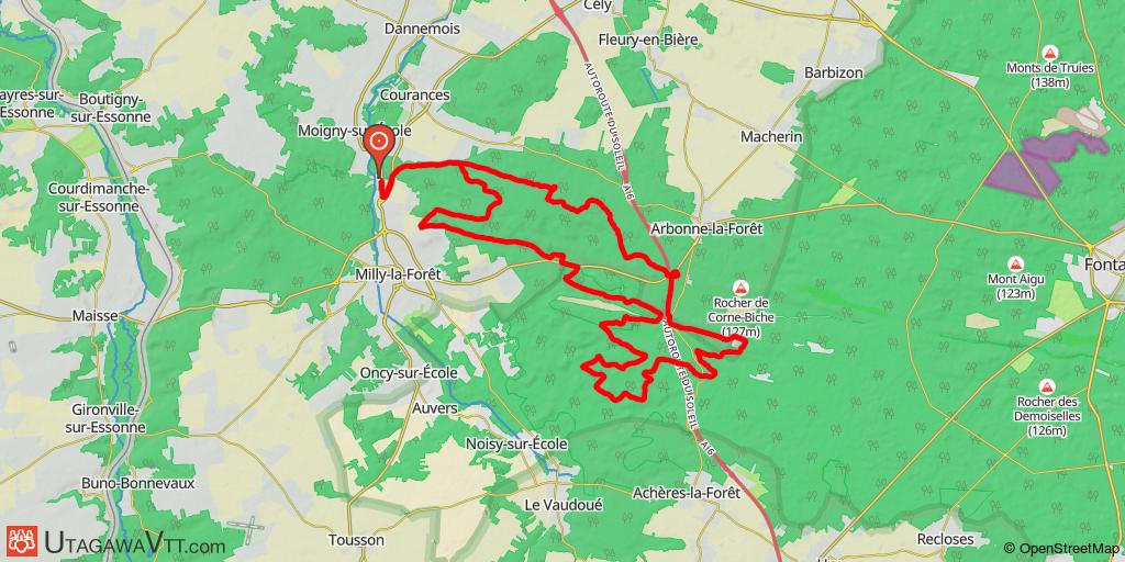 La Milliacoise 2011 - Parcours hybride 40 km