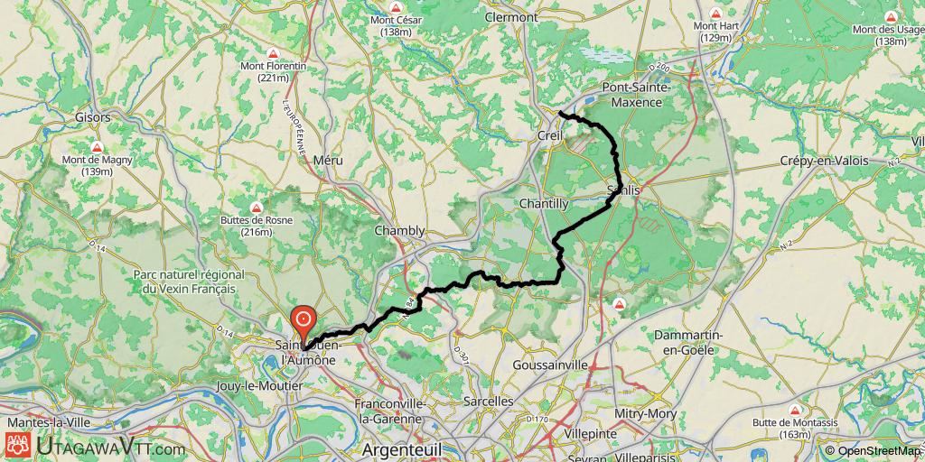La ronde de printemps des Sangliers du Vexin : Pontoise - Villers-Saint-Paul (Etape 1/3)