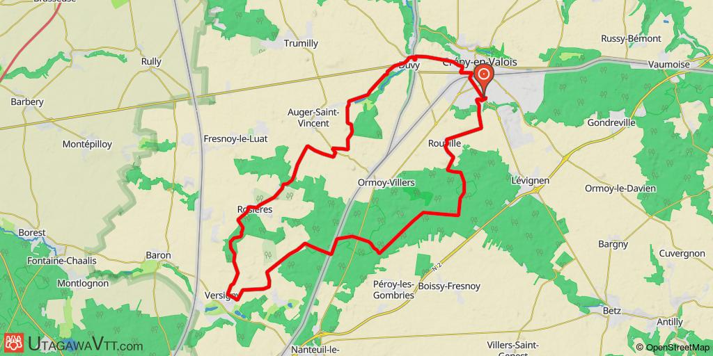 Rando autour de Crépy-en-Valois - Versigny