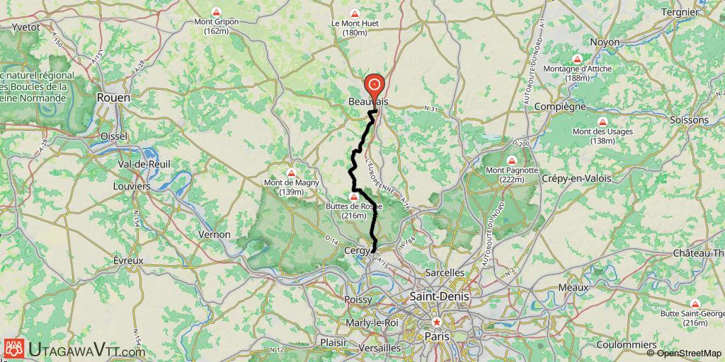 La ronde de printemps des Sangliers du Vexin : Allone - Pontoise (Etape 3/3)