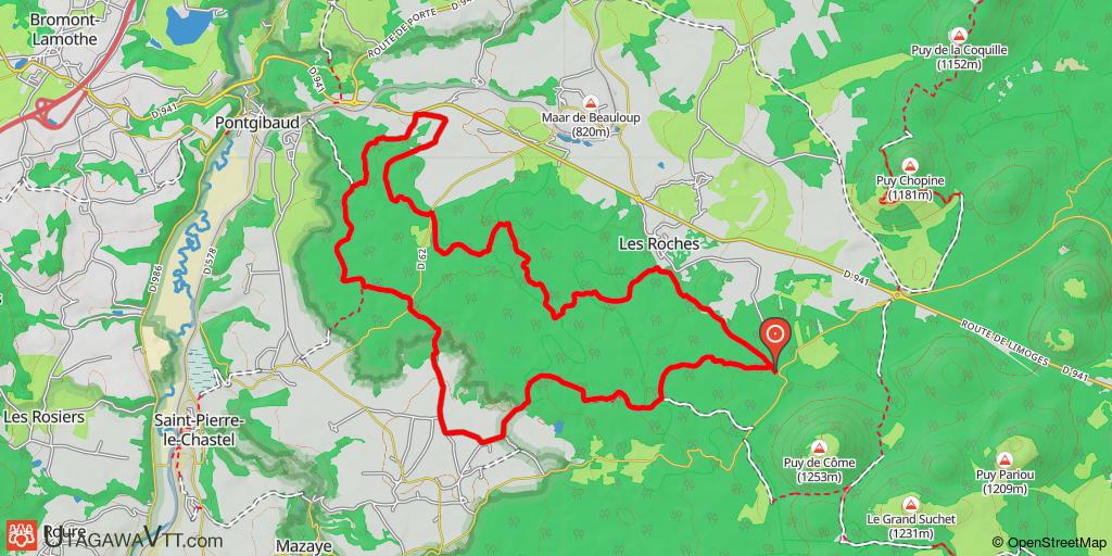 Les cheires de Côme et de Pontgibaud