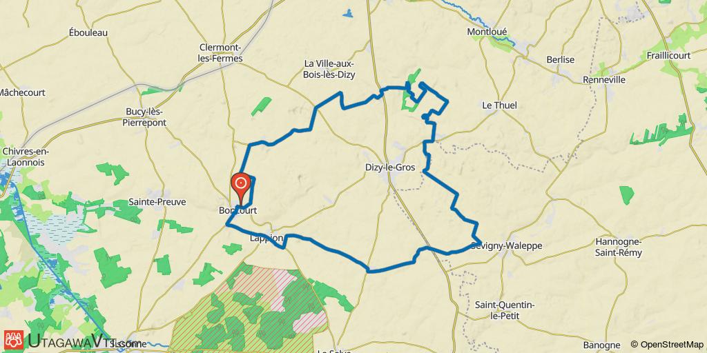 Autour de Dizy-le-Gros