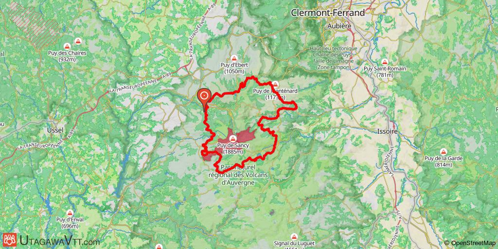 randonnee vtt puy de dome