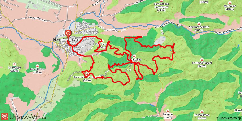 Rando VTT Pierrefeu 2012 - 35 km