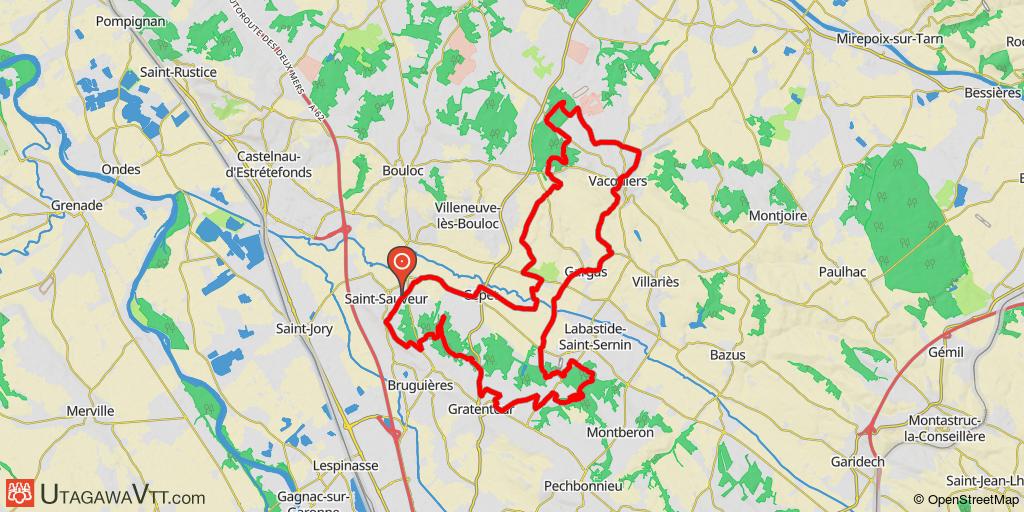 Circuit à la découvert du Frontonnais