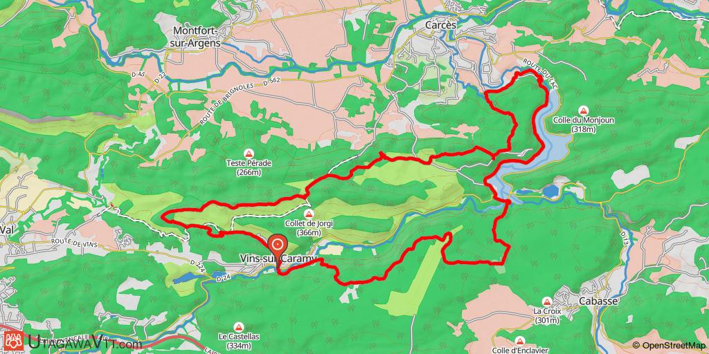 La rando des 2 lacs : de Vins à Carcès