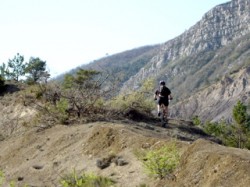 Seb dans les marnes des Hautes Alpes 1