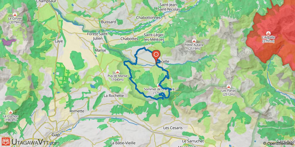 Ancelle - Sous Chaudon - Circuit VTT FFC Champsaur n°27