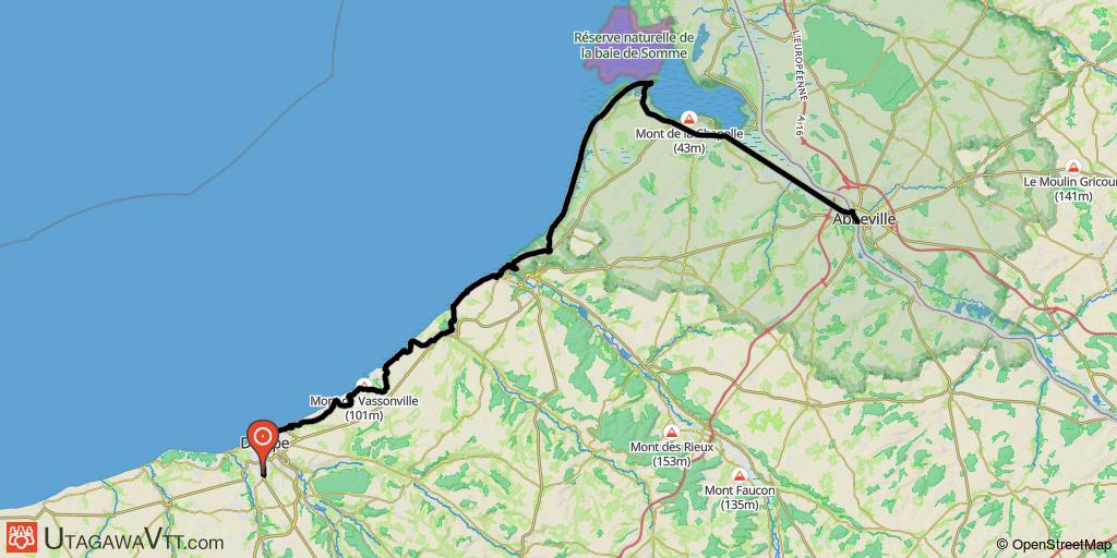 Le Havre - Abbeville -  Dieppe - Abbeville (Etape 3/3)