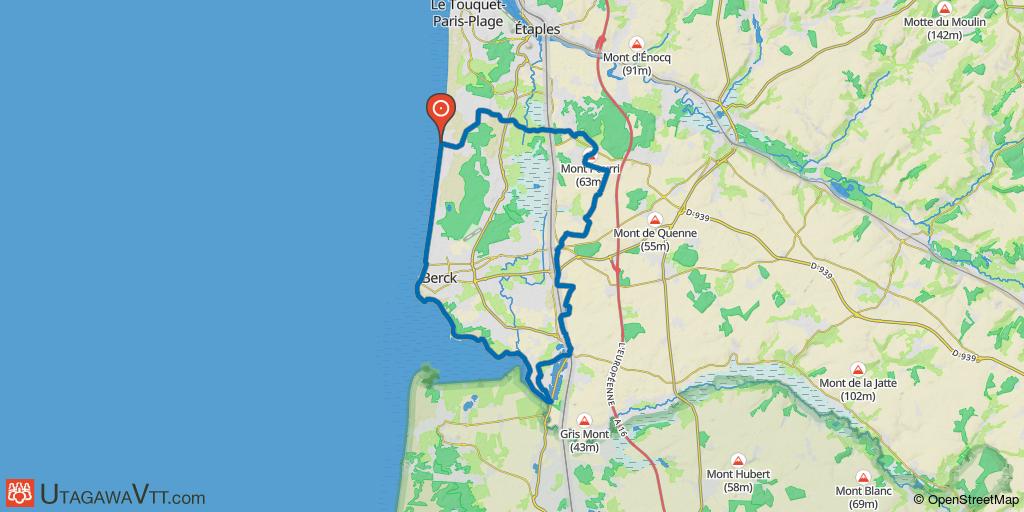 Boucle dans la baie de l'Authie