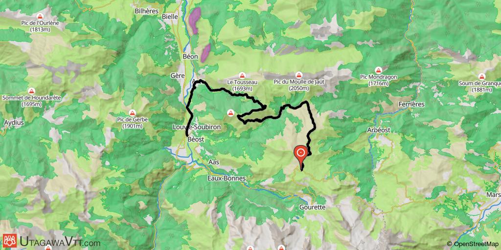 De l'Aubisque à Aste-Béon par le col d'Agnourès