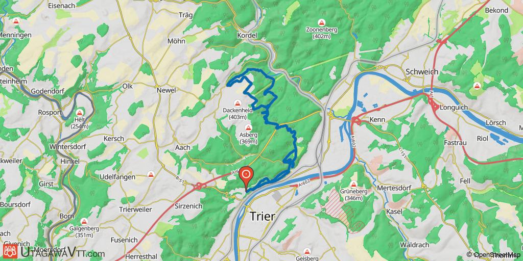 Trèves, Burg Ramstein et sa région