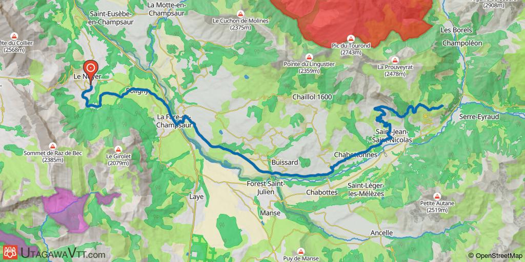 La traversée du Champsaur -  Le Villard - La Coche (Etape 3/3)