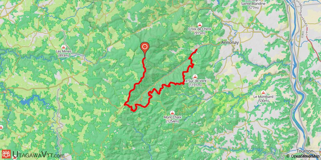 Col de la Charousse - Villevocance via St-Bonnet-le-Froid