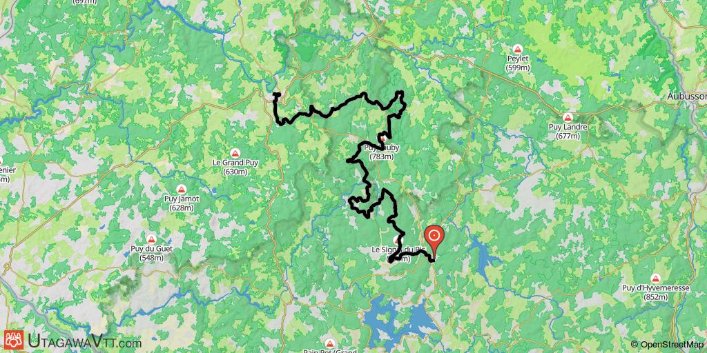 Traversée du Limousin 2006 - Royère - Bourganeuf (Etape 2/3)