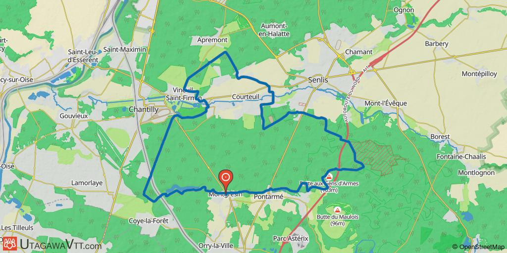 Autour de trois châteaux de la forêt de Chantilly