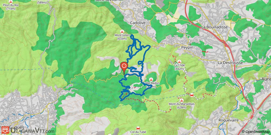 Garlaban - Pichauris : circuit 5