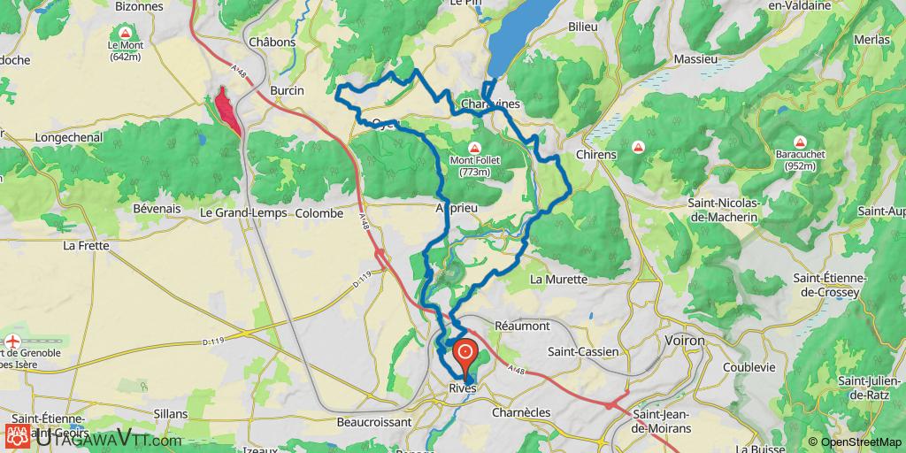 Boucle en Chartreuse : la Rivoise 2012 - 38 km