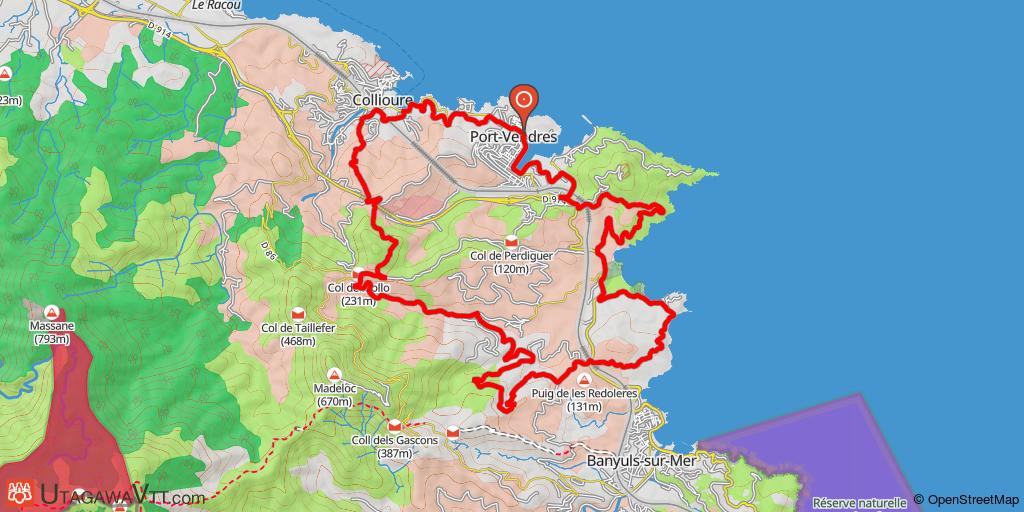 Collioure - Cosprons - Paulilles