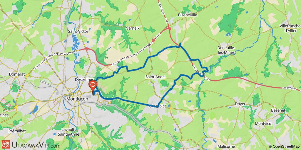 Sur les hauteurs de Montluçon