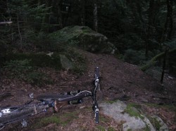 Petit saut au pied du poteau...