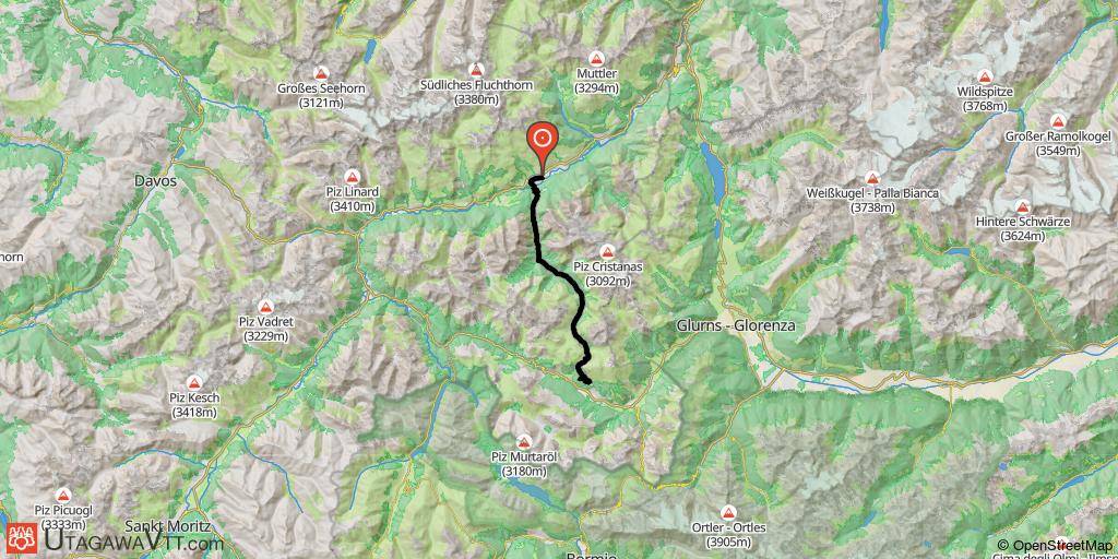 La traversée des Alpes Suisses (Alpine Bike) : Scuol - Tschierv (Etape 1/11)