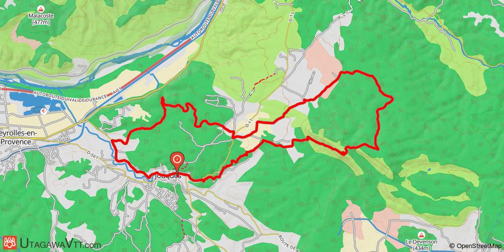 Jouques - Vallon de Saunaresse - Vigie