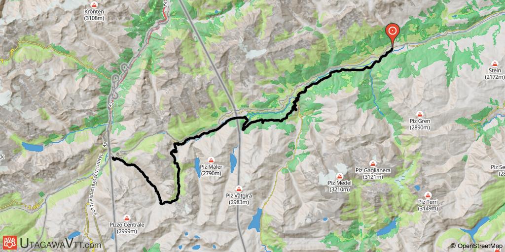 La traversée des Alpes Suisses (Alpine Bike) : Trun - Andermatt (Etape 6/11)