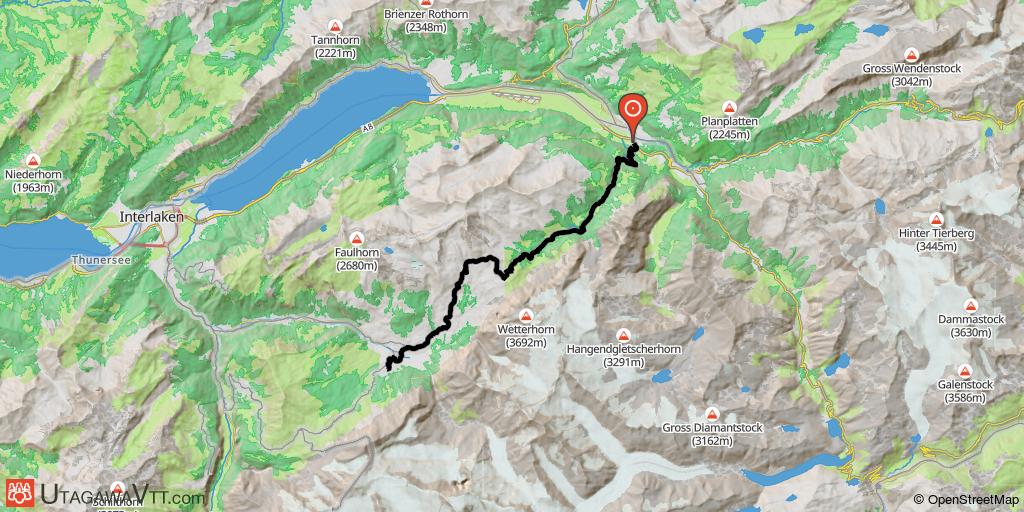 La traversée des Alpes Suisses (Alpine Bike) : Meiringen - Grindelwald (Etape 8/11)