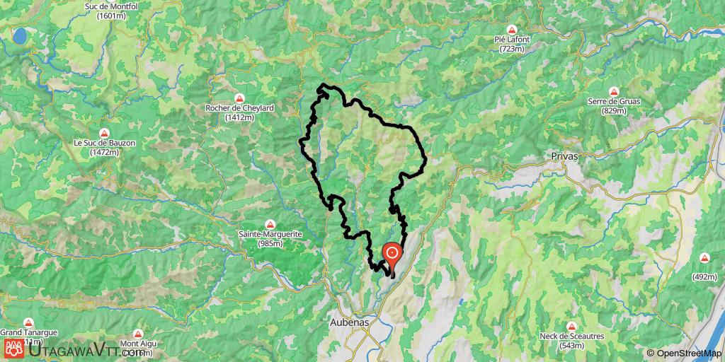 La Vescrinaigues, ou les abords sud du plateau ardéchois
